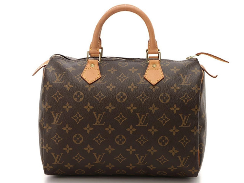 LOUIS VUITTON Monogram Speedy brown Boston Bag